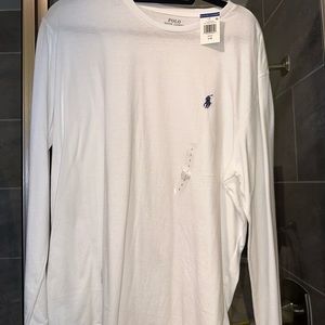 Men’s long sleeve polo tee